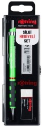 Rotring Tikky RD Okul Seti 0.5mm Versatil+Min Silgi Hediyeli - Neon Yeşil - Rotring