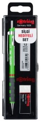 Rotring Tikky RD Okul Seti 0.7mm Versatil+Min Silgi Hediyeli - Koyu Yeşil - Rotring