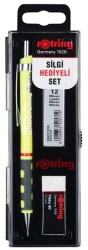 Rotring Tikky RD Okul Seti 0.7mm Versatil+Min Silgi Hediyeli - Neon Sarı - Rotring