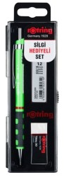 Rotring Tikky RD Okul Seti 0.7mm Versatil+Min Silgi Hediyeli - Neon Yeşil - Rotring