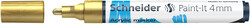 Schneider 320 Akrilik Marker 4mm Altın - Schneider