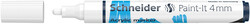 Schneider 320 Akrilik Marker 4mm Beyaz - Schneider