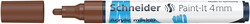 Schneider 320 Akrilik Marker 4mm Kahverengi - Schneider