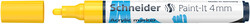 Schneider 320 Akrilik Marker 4mm Sarı - Schneider