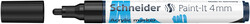 Schneider 320 Akrilik Marker 4mm Siyah - Schneider