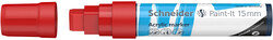 Schneider 330 Akrilik Marker 15mm Kırmızı - Schneider