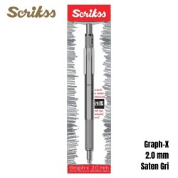Scrikss Versatil Graph-X 2.00mm Saten Gri - Scrikss