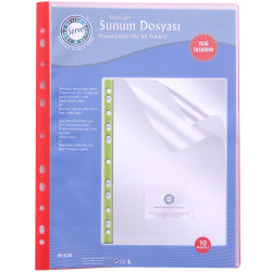 Serve Klasör için Sunum Dosyası 20’li Kırmızı - Serve