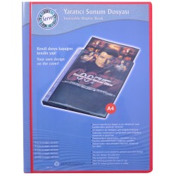 Serve Sunum Dosyası 40’lı Kırmızı - Serve