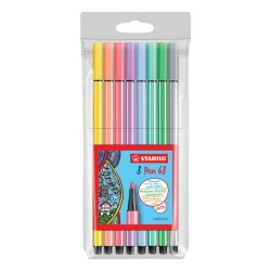 Stabilo Pen 68 8 Renk Pastel Paket - Stabilo