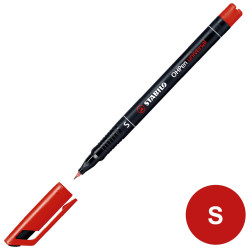 Stabilo OHpen Permanent (S) 0.4mm - Kırmızı - Stabilo