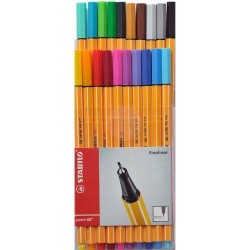 Stabilo Point 88 20 Renk Askılı Paket - Stabilo