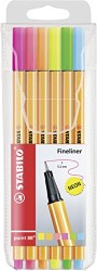 Stabilo Point 88 6 Renk Neon Paket - Stabilo