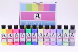 Südor Monalisa Akrilik Boya Seti 12 Renk x 70 ml (Chalk + Neon) - 2