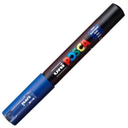 Uni PC-1M Posca Renkli Poster Markörü (0.7 mm) Mavi - Uni-Ball