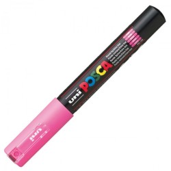 Uni PC-1M Posca Renkli Poster Markörü (0.7 mm) Pembe - Uni-Ball