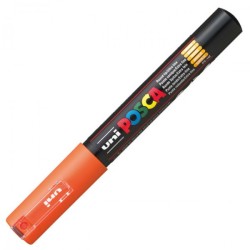 Uni PC-1M Posca Renkli Poster Markörü (0.7 mm) Turuncu - Uni-Ball