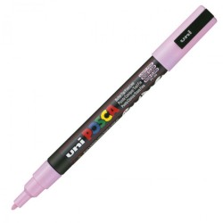 Uni PC-3M Posca Renkli Poster Markörü (0.9-1.3 mm) Açık Pembe - Uni-Ball
