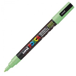 Uni PC-3M Posca Renkli Poster Markörü (0.9-1.3 mm) Açık Yeşil - Uni-Ball
