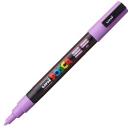 Uni PC-3M Posca Renkli Poster Markörü (0.9-1.3 mm) Lavanta - Uni-Ball