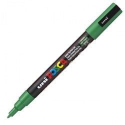 Uni PC-3M Posca Renkli Poster Markörü (0.9-1.3 mm) Yeşil - Uni-Ball