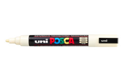 Uni PC-5M Posca Renkli Poster Markörü (1.8-2.5 mm) Fildişi - Uni-Ball
