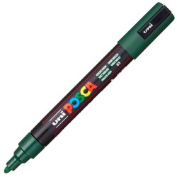 Uni PC-5M Posca Renkli Poster Markörü (1.8-2.5 mm) İngiliz Yeşili - Uni-Ball