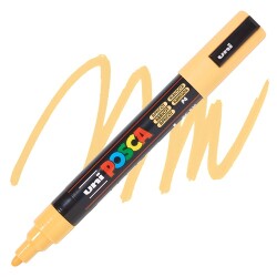 Uni PC-5M Posca Renkli Poster Markörü (1.8-2.5 mm) Kayısı - Uni-Ball