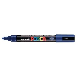 Uni PC-5M Posca Renkli Poster Markörü (1.8-2.5 mm) Mavi - Uni-Ball