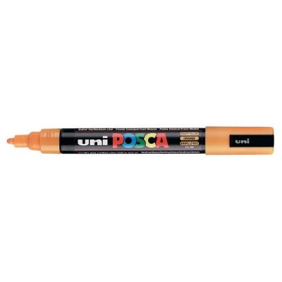 Uni PC-5M Posca Renkli Poster Markörü (1.8-2.5 mm) Parlak Sarı - 1