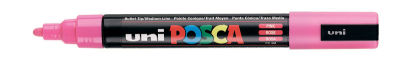 Uni PC-5M Posca Renkli Poster Markörü (1.8-2.5 mm) Pembe - 1