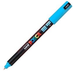 Uni Posca PC-1MR Renkli Poster Markörü (0.7 mm) Açık Mavi - Uni-Ball