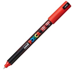 Uni Posca PC-1MR Renkli Poster Markörü (0.7 mm) Kırmızı - Uni-Ball