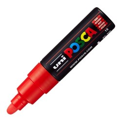 Uni Posca PC-7M Renkli Poster Markörü (4.5-5.5 mm) Kırmızı - Uni-Ball