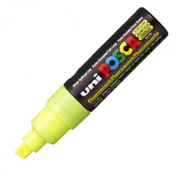 Uni Posca PC-8K Renkli Poster Markörü (0.8 mm) Floresan Sarı - Uni-Ball