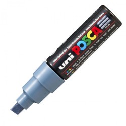 Uni Posca PC-8K Renkli Poster Markörü (0.8 mm) Kayrak Gri - Uni-Ball