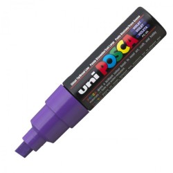 Uni Posca PC-8K Renkli Poster Markörü (0.8 mm) Mor - Uni-Ball