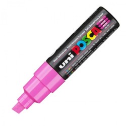 Uni Posca PC-8K Renkli Poster Markörü (0.8 mm) Pembe - Uni-Ball
