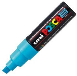 Uni Posca PC-8K Renkli Poster Markörü (0.8 mm) Turkuaz - Uni-Ball